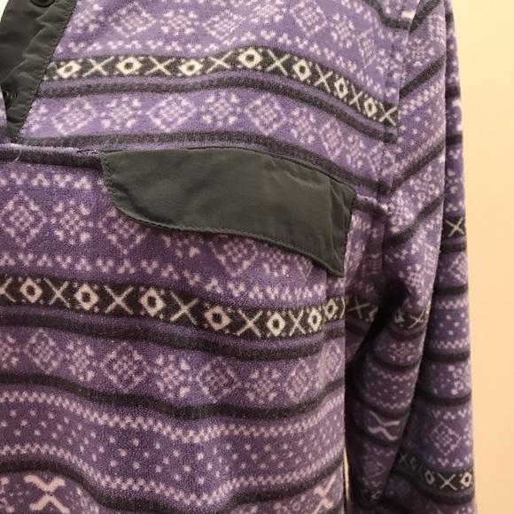 Jachs Cabin Fleece Pullover Sweater Womens Size Large Lavender Grey Outerwear - Picture 7 of 15